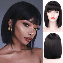 Load image into Gallery viewer, HAIR Short Bob Wig With Bangs for Women
