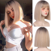 Load image into Gallery viewer, HAIR Short Bob Wig With Bangs for Women
