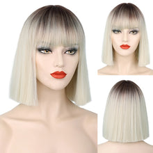 Load image into Gallery viewer, HAIR Short Bob Wig With Bangs for Women
