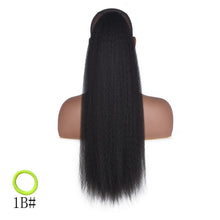 Load image into Gallery viewer, Long Afro Puff Ponytail Hair Kinky Natural Hair Synthetic
