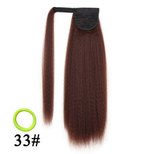 Load image into Gallery viewer, Long Afro Puff Ponytail Hair Kinky Natural Hair Synthetic
