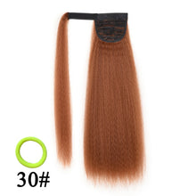 Load image into Gallery viewer, Long Afro Puff Ponytail Hair Kinky Natural Hair Synthetic
