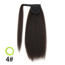 Load image into Gallery viewer, Long Afro Puff Ponytail Hair Kinky Natural Hair Synthetic
