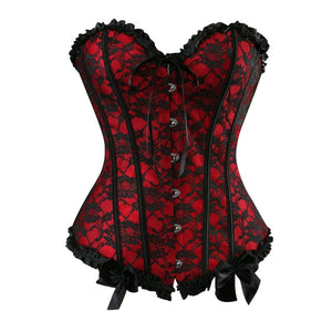 Sexy Women Bustier Lace Up Corset