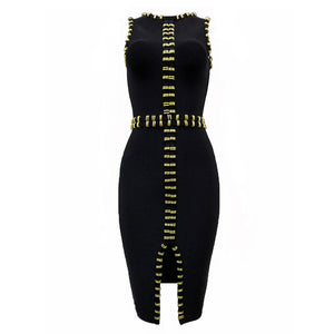 New Women Sleeveless Bandage Dress