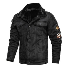 Load image into Gallery viewer, Leather Jacket Coat Men Winter Outwear
