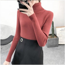 Load image into Gallery viewer, Women Turtleneck Sweaters
