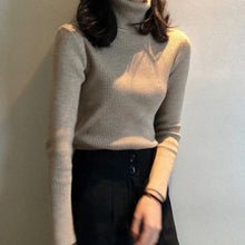 Load image into Gallery viewer, Women Turtleneck Sweaters
