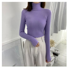 Load image into Gallery viewer, Women Turtleneck Sweaters
