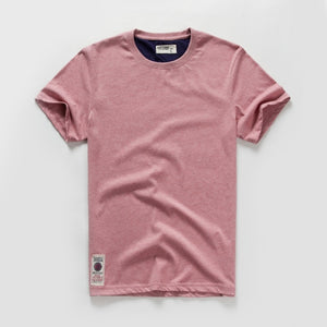 T-shirt Cotton Solid Color t shirt Men Causal O-neck Basic Tshirt Male High Quality Classical Tops