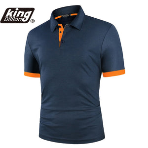 KB Men Polo Men Shirt Short Sleeve Polo Shirt Contrast Color