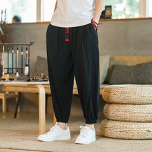 Load image into Gallery viewer, Pants Men Streetwear Casual Joggers Mens Pants Cotton Linen Sweatpants
