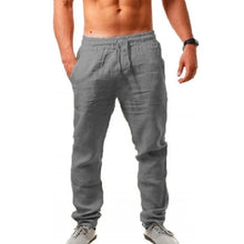 Load image into Gallery viewer, Cotton Linen Pants Male Autumn New Breathable Solid Color Linen
