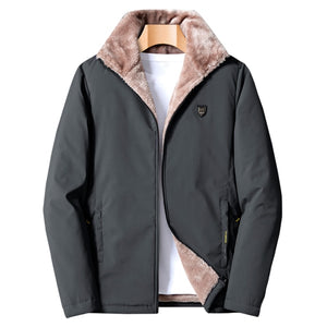 Men Winter New Casual Classic Warm Thick Fleece