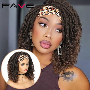 Fave Dreadlock Braided Headband Wigs Synthetic