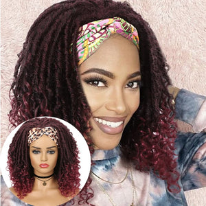 Fave Dreadlock Braided Headband Wigs Synthetic