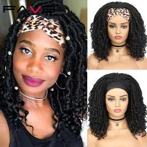 Fave Dreadlock Braided Headband Wigs Synthetic