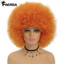 Load image into Gallery viewer, Short Hair Afro Kinky Curly Wigs With Bangs
