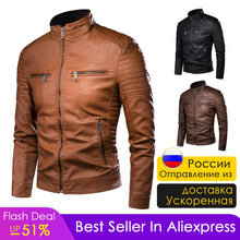 Load image into Gallery viewer, Leather Jacket Men
