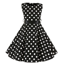 Load image into Gallery viewer, Polka Dot Vintage Kids Midi Party Casual Strawberry
