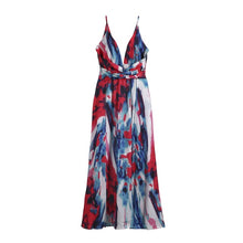 Load image into Gallery viewer, Sling Floral Long Dresses
