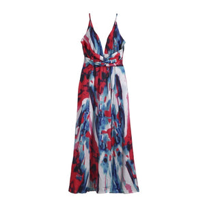 Sling Floral Long Dresses