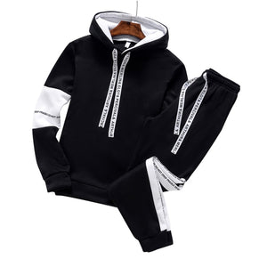 Winter Hoodie Sets Men Tracksuit Casual