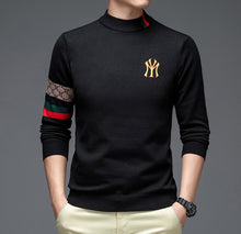 Load image into Gallery viewer, Fashion Brand Luxury Knit Half Turtleneck Men Warm Woolen Sweater Casual
