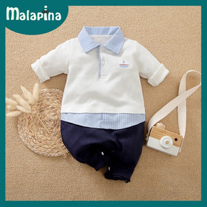 Baby Boy Romper Kids Summer Spring 0-24M Age Infant Gentleman