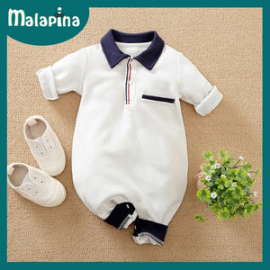 Baby Boy Romper Kids Summer Spring 0-24M Age Infant Gentleman