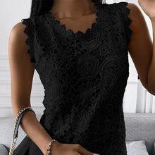 Load image into Gallery viewer, Summer Fashion Ladies Lace Jacquard Sleeveless
