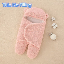 Load image into Gallery viewer, Baby Sleeping Bag Ultra-Soft Fluffy Fleece Newborn Receiving Blanket
