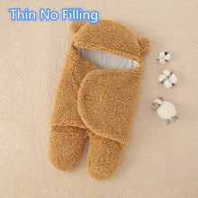 Load image into Gallery viewer, Baby Sleeping Bag Ultra-Soft Fluffy Fleece Newborn Receiving Blanket
