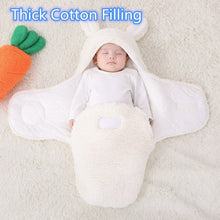 Load image into Gallery viewer, Baby Sleeping Bag Ultra-Soft Fluffy Fleece Newborn Receiving Blanket
