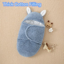 Load image into Gallery viewer, Baby Sleeping Bag Ultra-Soft Fluffy Fleece Newborn Receiving Blanket
