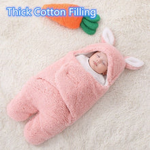 Load image into Gallery viewer, Baby Sleeping Bag Ultra-Soft Fluffy Fleece Newborn Receiving Blanket
