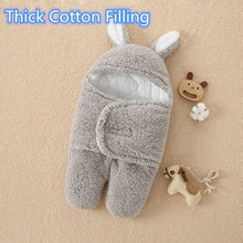 Load image into Gallery viewer, Baby Sleeping Bag Ultra-Soft Fluffy Fleece Newborn Receiving Blanket
