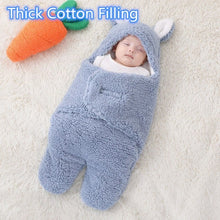 Load image into Gallery viewer, Baby Sleeping Bag Ultra-Soft Fluffy Fleece Newborn Receiving Blanket
