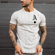 Load image into Gallery viewer, T-shirt Summer Men Street Style Round Neck Shirt
