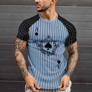 T-shirt Summer Men Street Style Round Neck Shirt