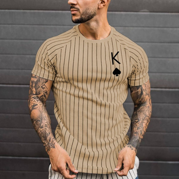 T-shirt Summer Men Street Style Round Neck Shirt