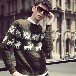 Men Casual Vintage Style Sweater