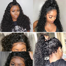 Load image into Gallery viewer, 13x4 Kinky Curly Lace Front Human Hair Wigs
