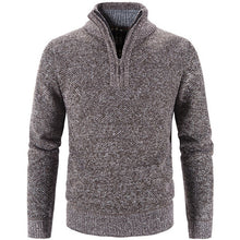 Load image into Gallery viewer, Winter Men Fleece Thicker Sweater Half Zipper
