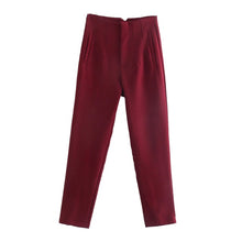 Load image into Gallery viewer, TRAF Women Chic Fashion With Seam Detail Office Wear Pants
