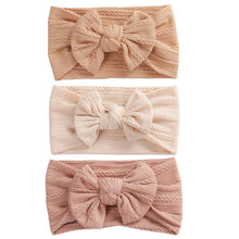 Load image into Gallery viewer, 3Pcs/Lot Cable Knit Baby Headbands For Children Elastic Baby Girl
