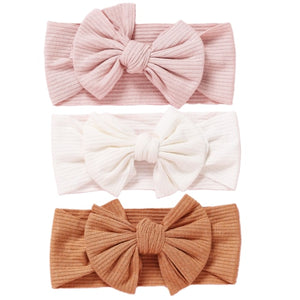 3Pcs/Lot Cable Knit Baby Headbands For Children Elastic Baby Girl