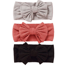 Load image into Gallery viewer, 3Pcs/Lot Cable Knit Baby Headbands For Children Elastic Baby Girl
