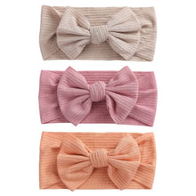 Load image into Gallery viewer, 3Pcs/Lot Cable Knit Baby Headbands For Children Elastic Baby Girl
