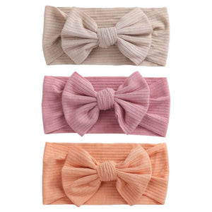 3Pcs/Lot Cable Knit Baby Headbands For Children Elastic Baby Girl